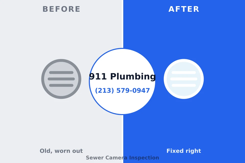 Before and after: plumbing company Algona, IA